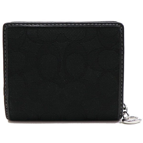 Coach Snap Wallet In Signature Jacquard Black # CU401