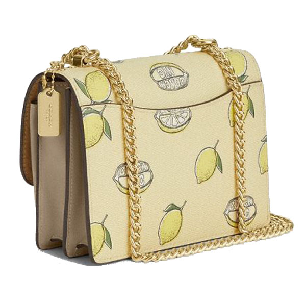Coach Mini Klare Crossbody Bag With Lemon Print Garden Glade Multi # CAN24