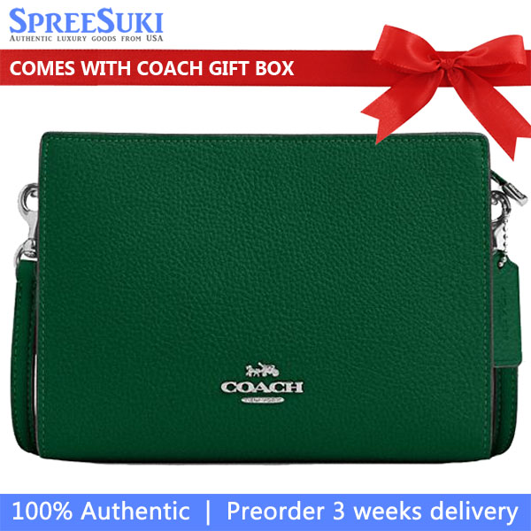 Coach Slim Crossbody Bag Shamrock # CAT21