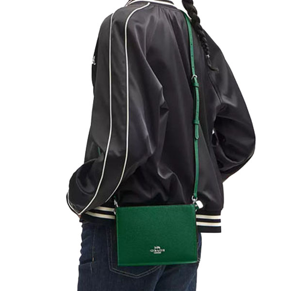 Coach Slim Crossbody Bag Shamrock # CAT21
