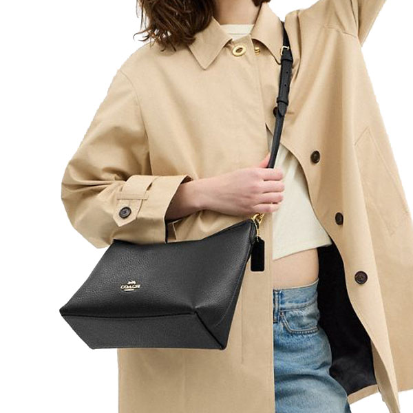Coach Laurel Shoulder Bag Black # CR148