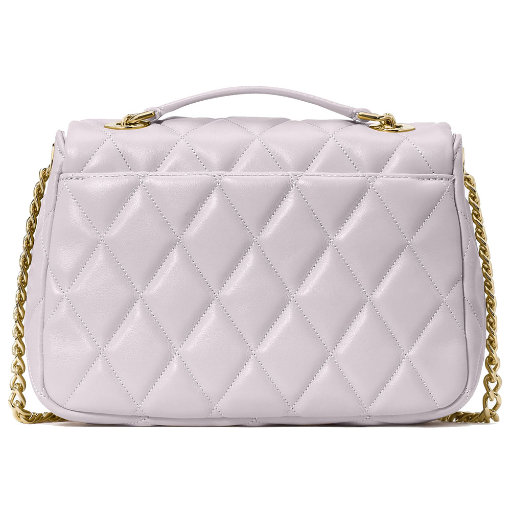 Kate Spade Carey Quilted Small Flap Crossbody Pale Amethyst # KJ949