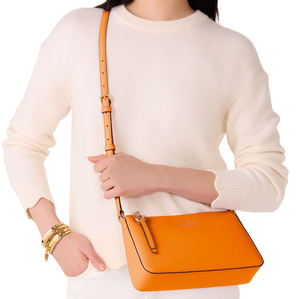Kate Spade Ginnie Crossbody Orange Zinnia # KK311