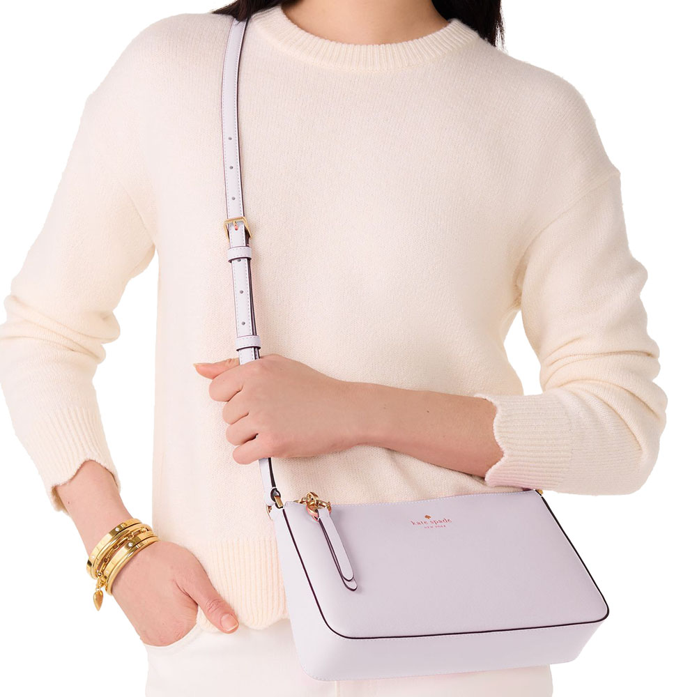 Kate Spade Ginnie Crossbody Pale Amethyst # KK311