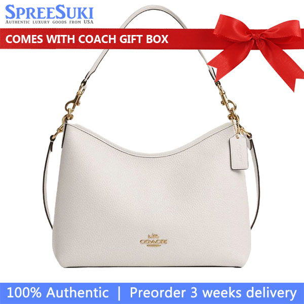 Coach Laurel Shoulder Bag Chalk # CR148