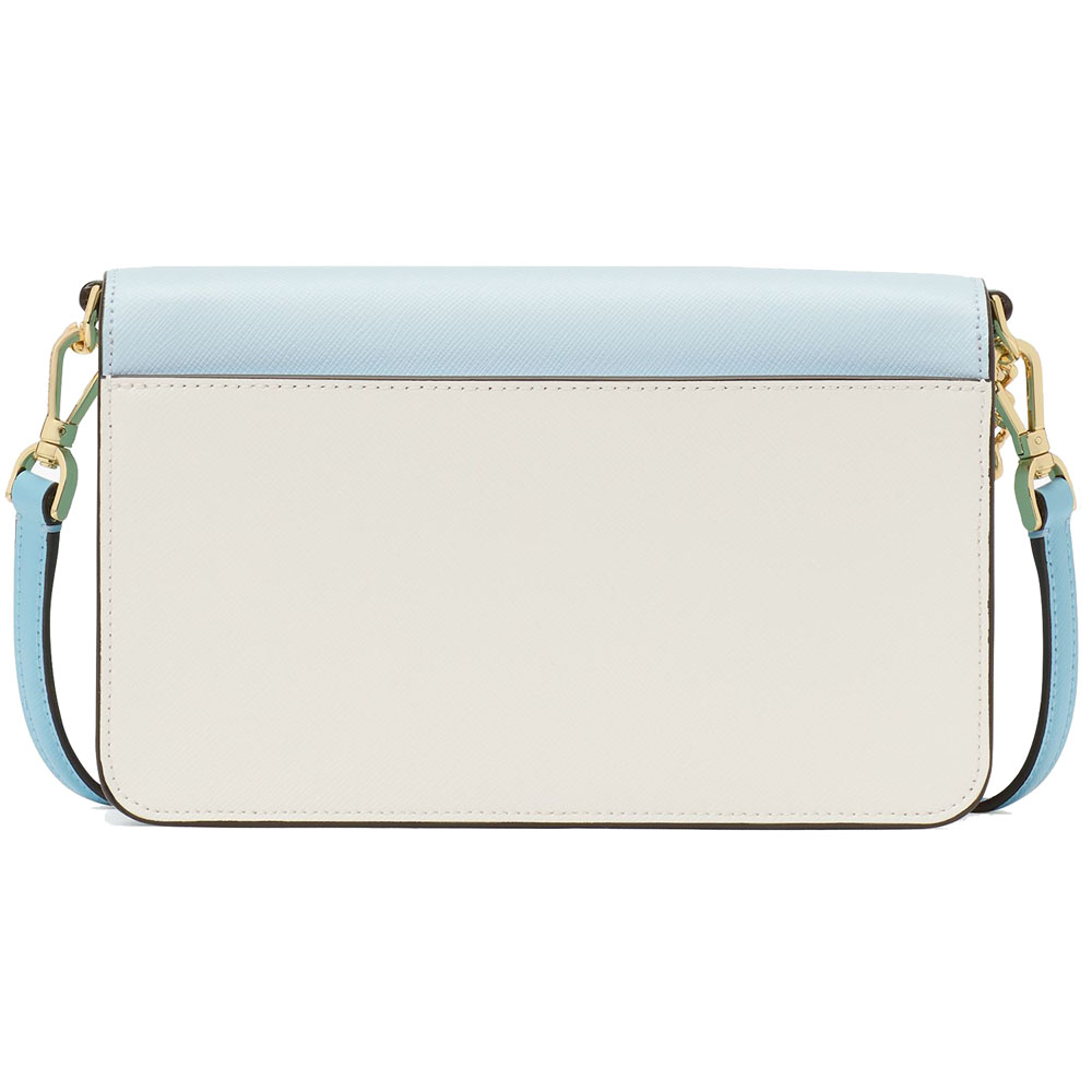 Kate Spade Crossbody Bag Sling Madison Small Flap Colorblock Crisp Sky Multi # KC517