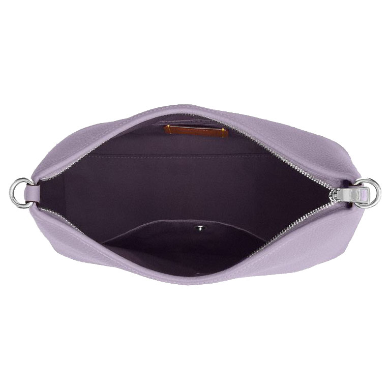 Coach Laurel Shoulder Bag Silver Lilac # CR148