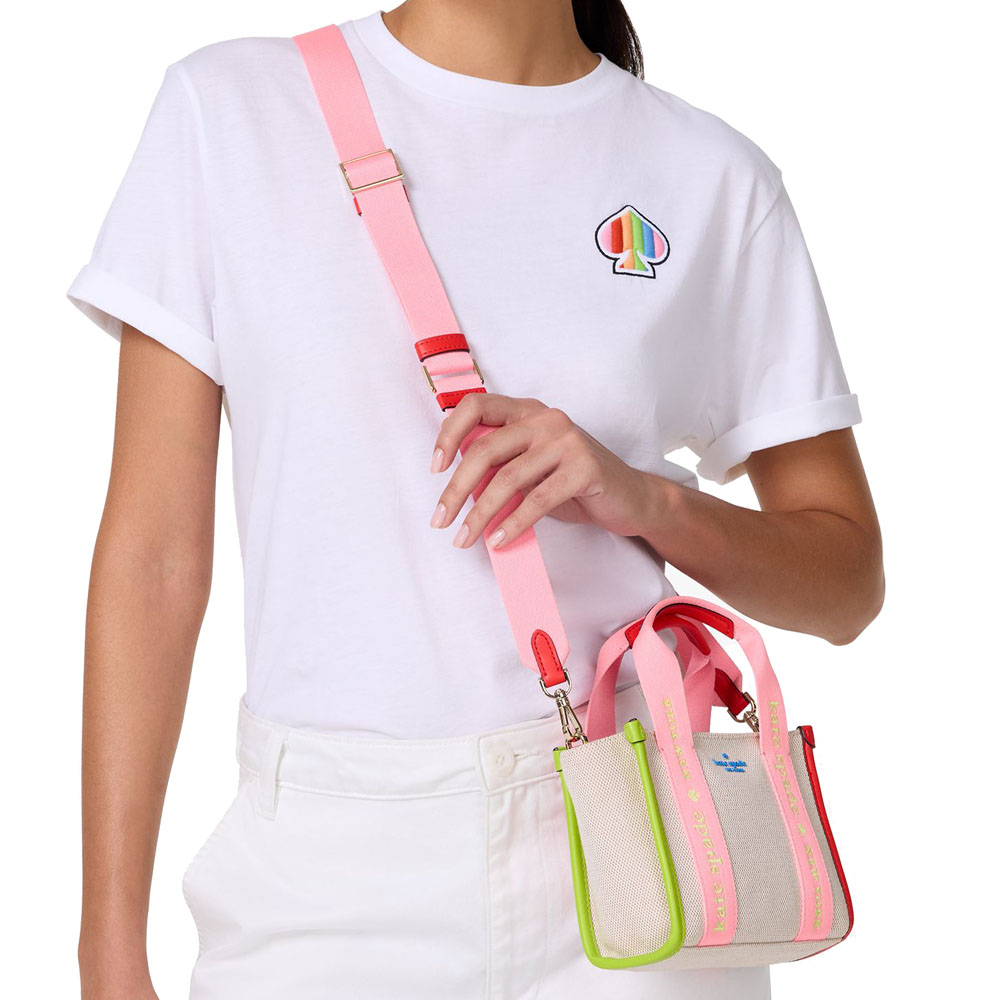 Kate Spade Kip Canvas Mini Tote Multi # KL053
