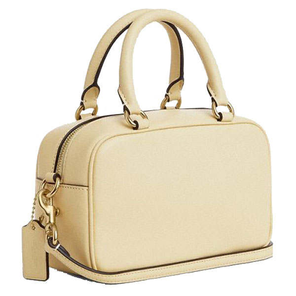 Coach Satchel Crossbody Bag With Floral Applique Moonlight # CAJ99