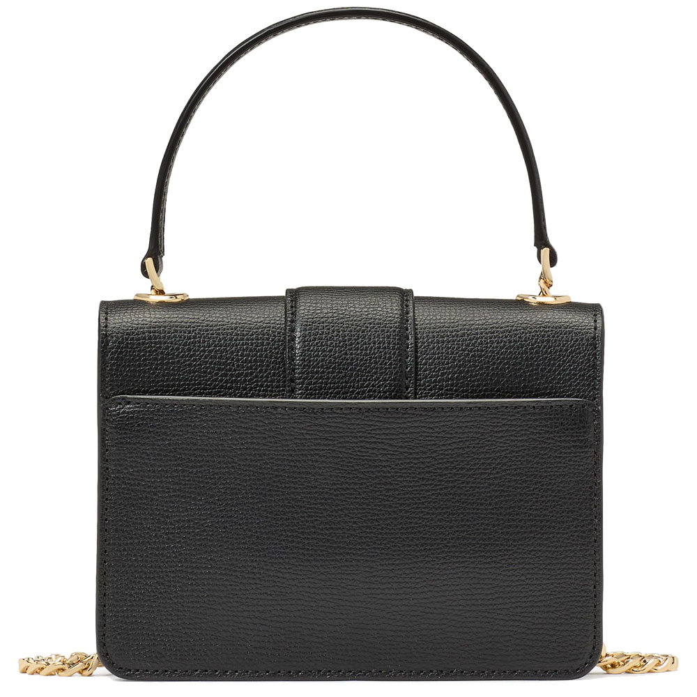 Kate Spade Phoebe Turnlock Mini Flap Crossbody Black # KK896