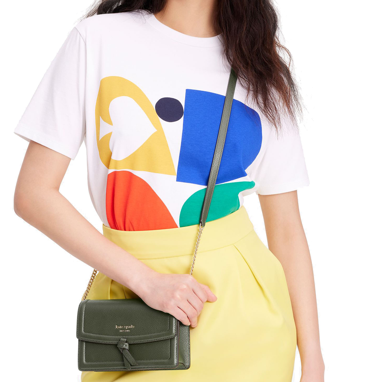 Kate Spade Knott Flap Crossbody Bonsai Tree # K6830