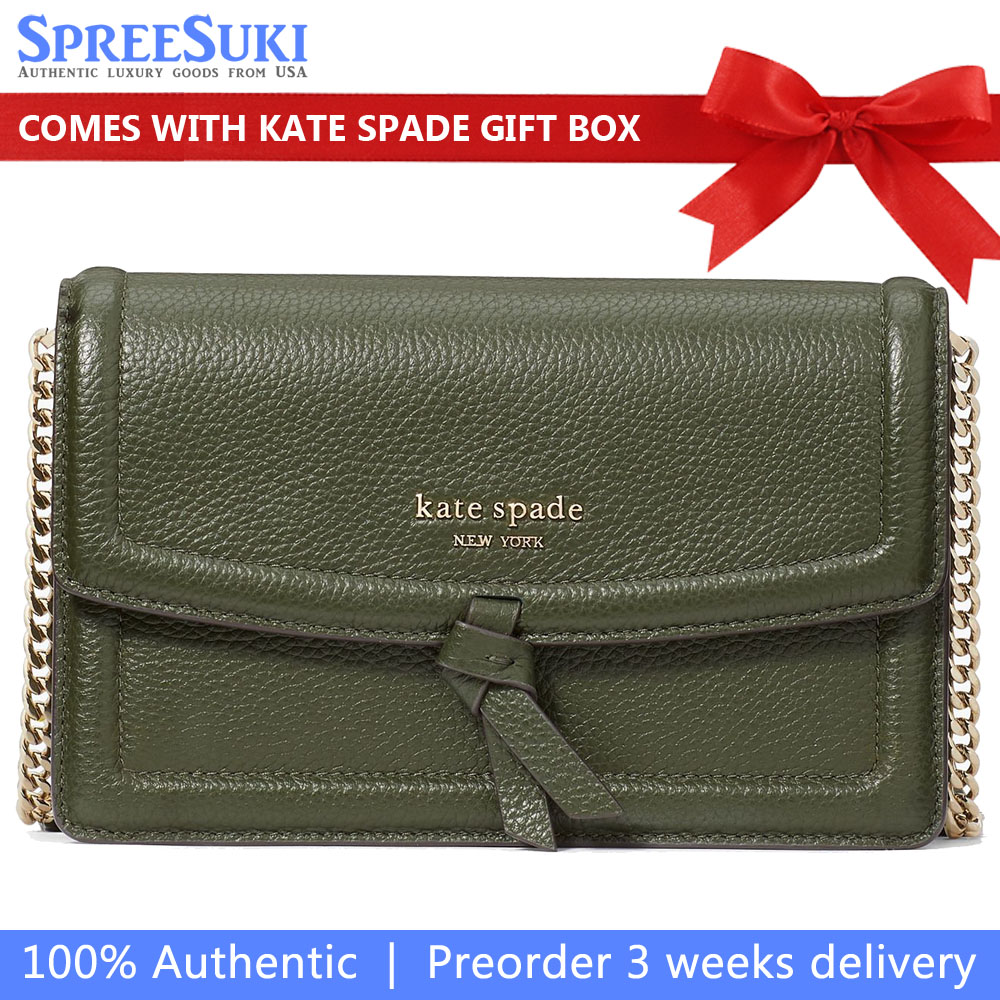Kate Spade Knott Flap Crossbody Bonsai Tree # K6830