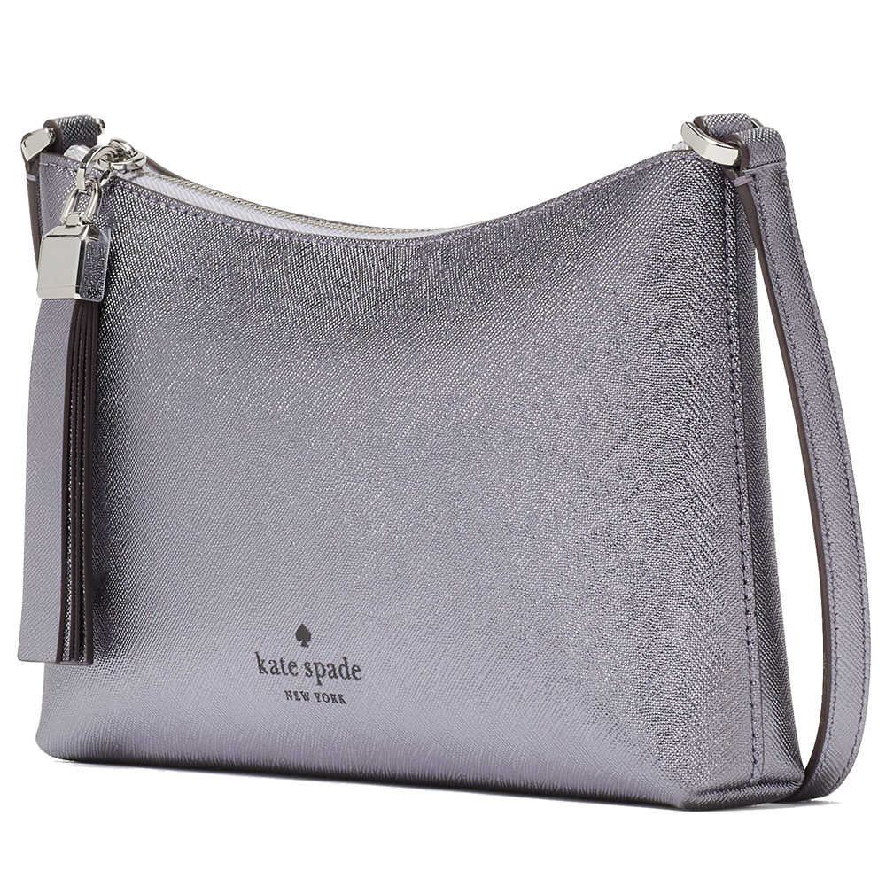 Kate Spade Sadie Metallic Small Crossbody Candied Flower # KI866