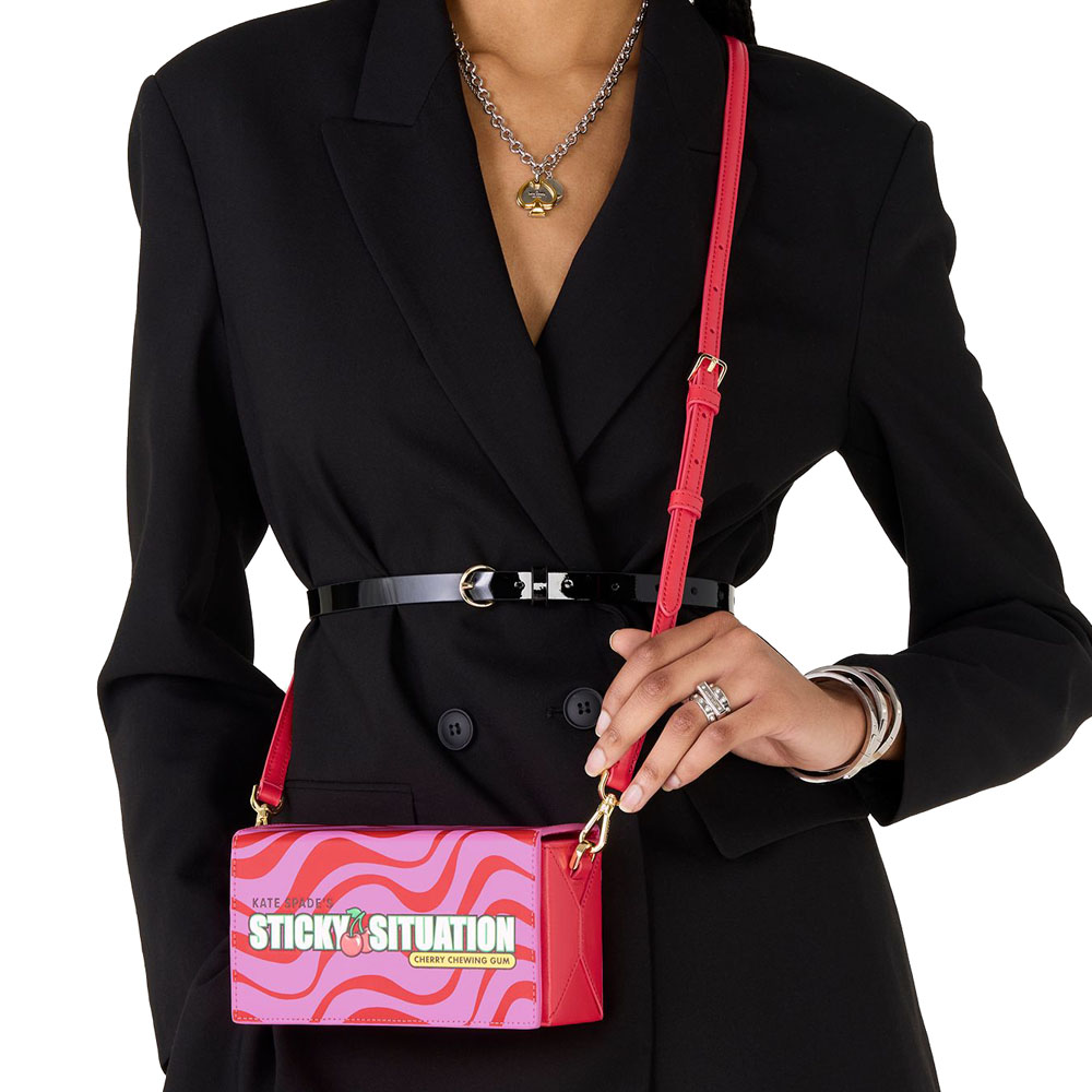 Kate Spade Bubble Gum 3D Crossbody Red Multi # KK212