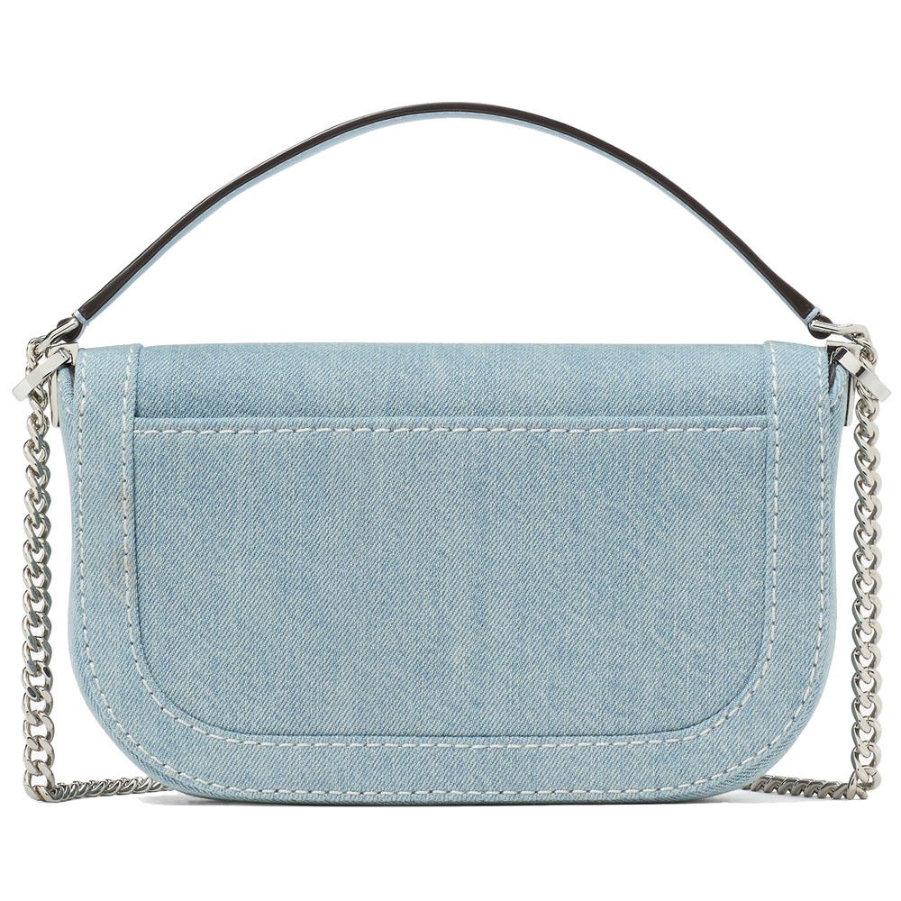 Kate Spade Krista Denim Chain Crossbody Blue Multicolor # KK102