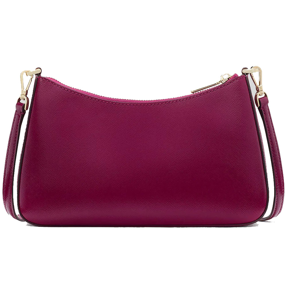 Kate Spade Madison Faux Pearl Medium Convertible Crossbody Dark Raspberry # KI932D1