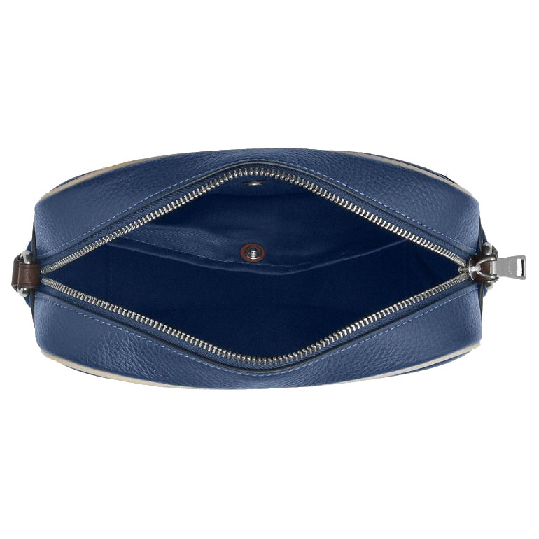 Coach Jamie Camera Bag In Colorblock Deep Blue Light Blue # CBA55