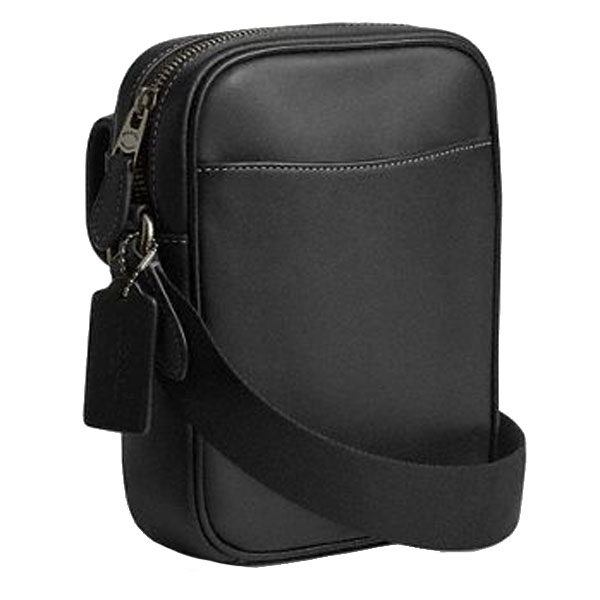 Coach Turnlock Crossbody Bag Gunmetal Black # CAJ31