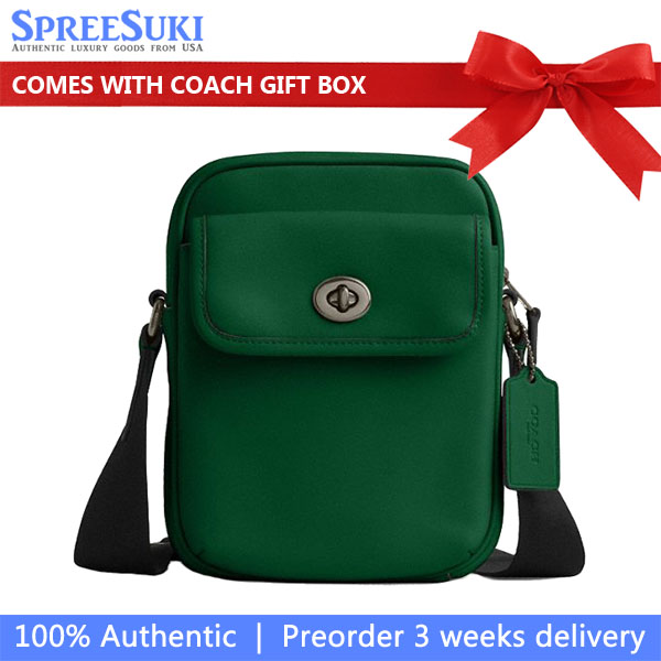 Coach Turnlock Crossbody Bag Qb Shamrock # CAJ31