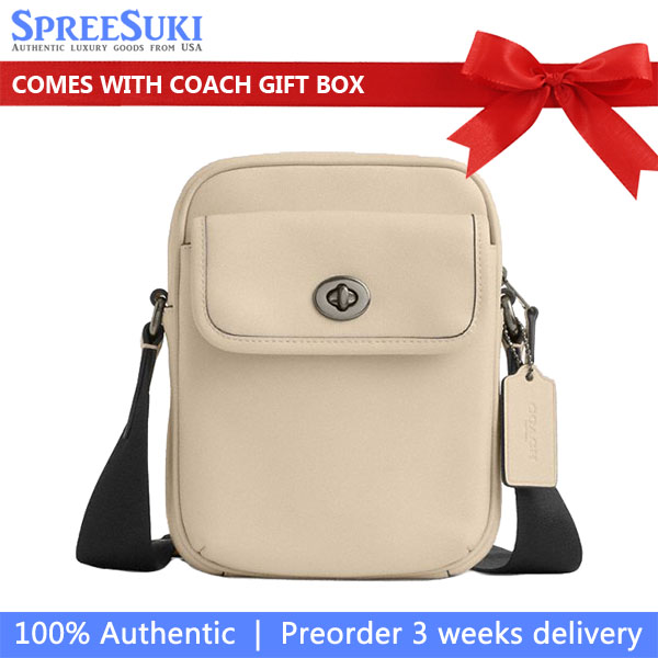 Coach Turnlock Crossbody Bag Qb Ivory # CAJ31