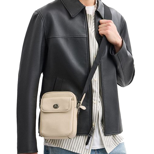 Coach Turnlock Crossbody Bag Qb Ivory # CAJ31