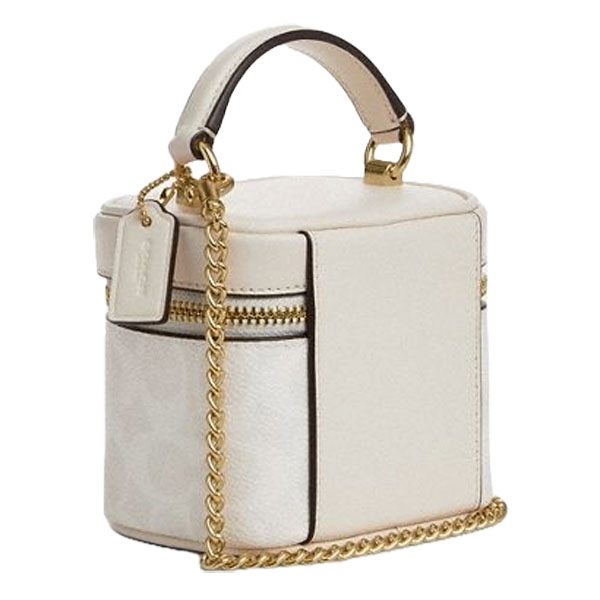 Coach Ava Crossbody Bag In Signature Canvas White Chalk # CY732