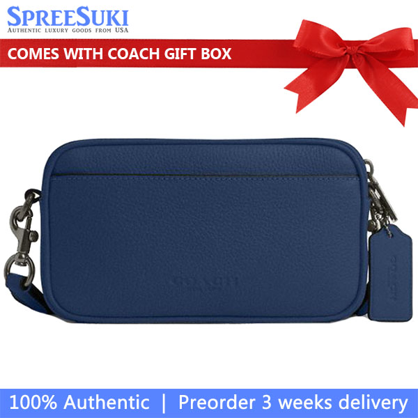 Coach Jayden Crossbody Gunmetal Deep Blue # CR179