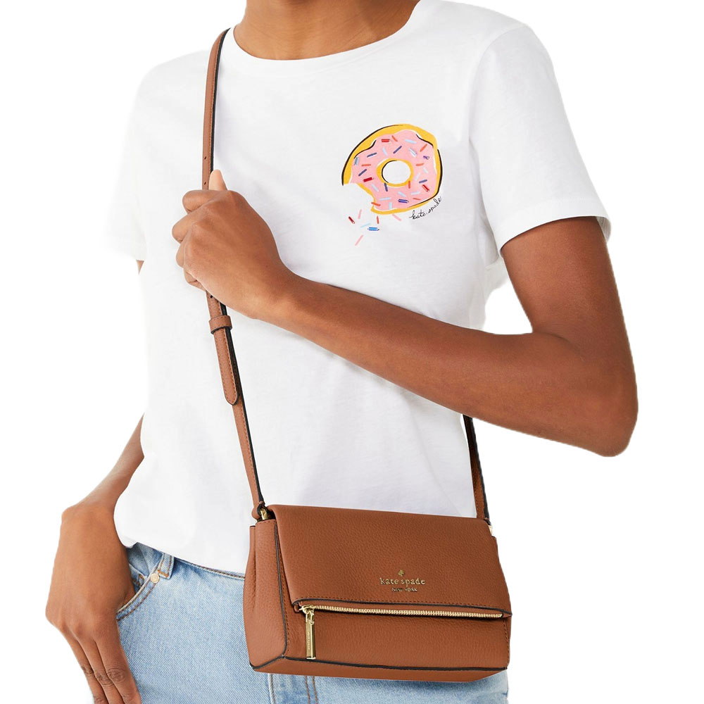 Kate Spade Leila Mini Crossbody Warm Gingerbread # KE487D1