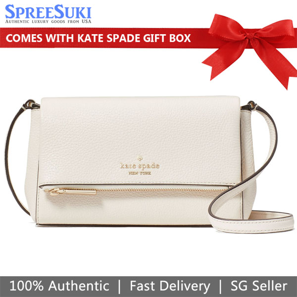 Kate Spade Leila Mini Crossbody Parchment # KE487
