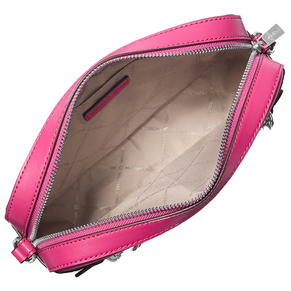 Michael Kors Jet Set Large Ombré Signature Logo Crossbody Body Dragonfruit # 35R5STTC9V