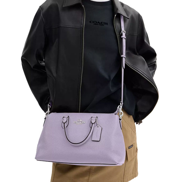 Coach Georgia Satchel Bag Lilac # CR156