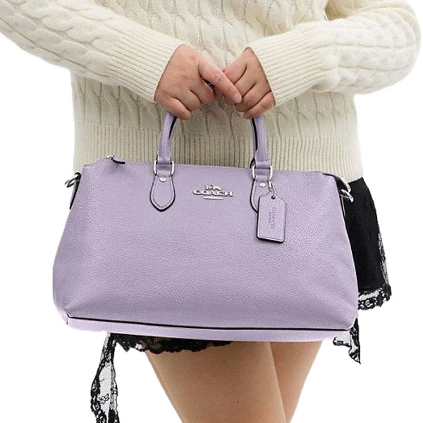 Coach Georgia Satchel Bag Lilac # CR156