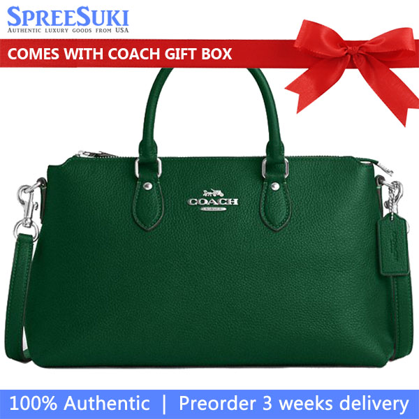 Coach Georgia Satchel Bag Shamrock # CR156