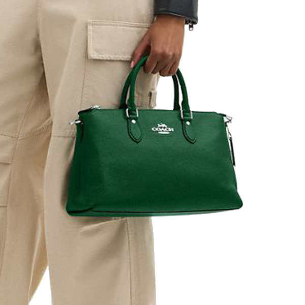 Coach Georgia Satchel Bag Shamrock # CR156