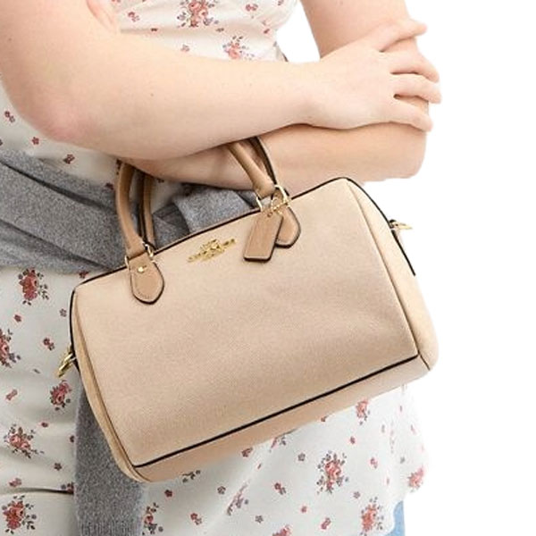 Coach Rowan Satchel Bag In Colorblock Dark Natural Multi # CAK58