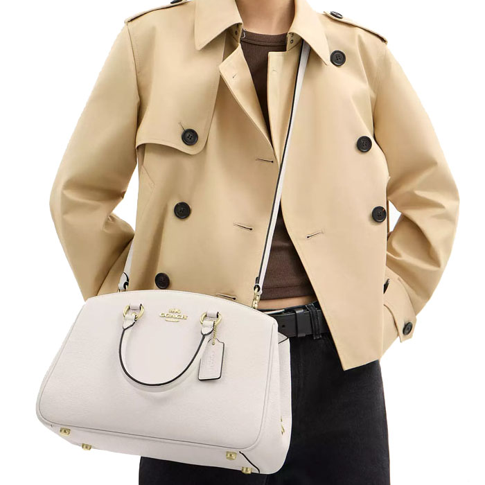 Coach Savannah Carryall Bag Chalk # CAL56