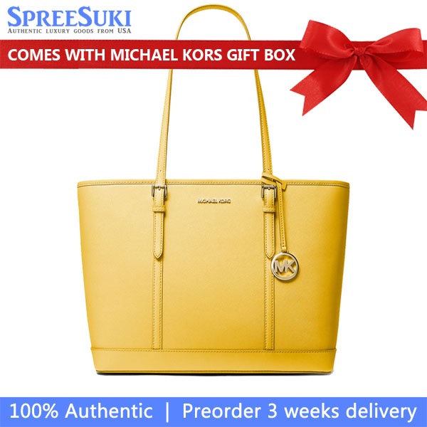 Michael Kors Tote Shoulder Bag Sady Large Top Zip Shoulder Tote Daisy Yellow # 35F0GTVT9L
