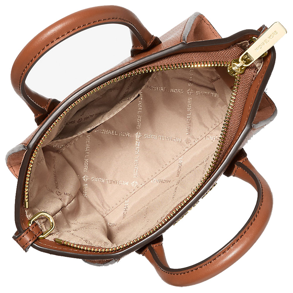 Michael Kors Avril Extra-Small Leather And Suede Satchel Luggage # 35F4G4VC0L