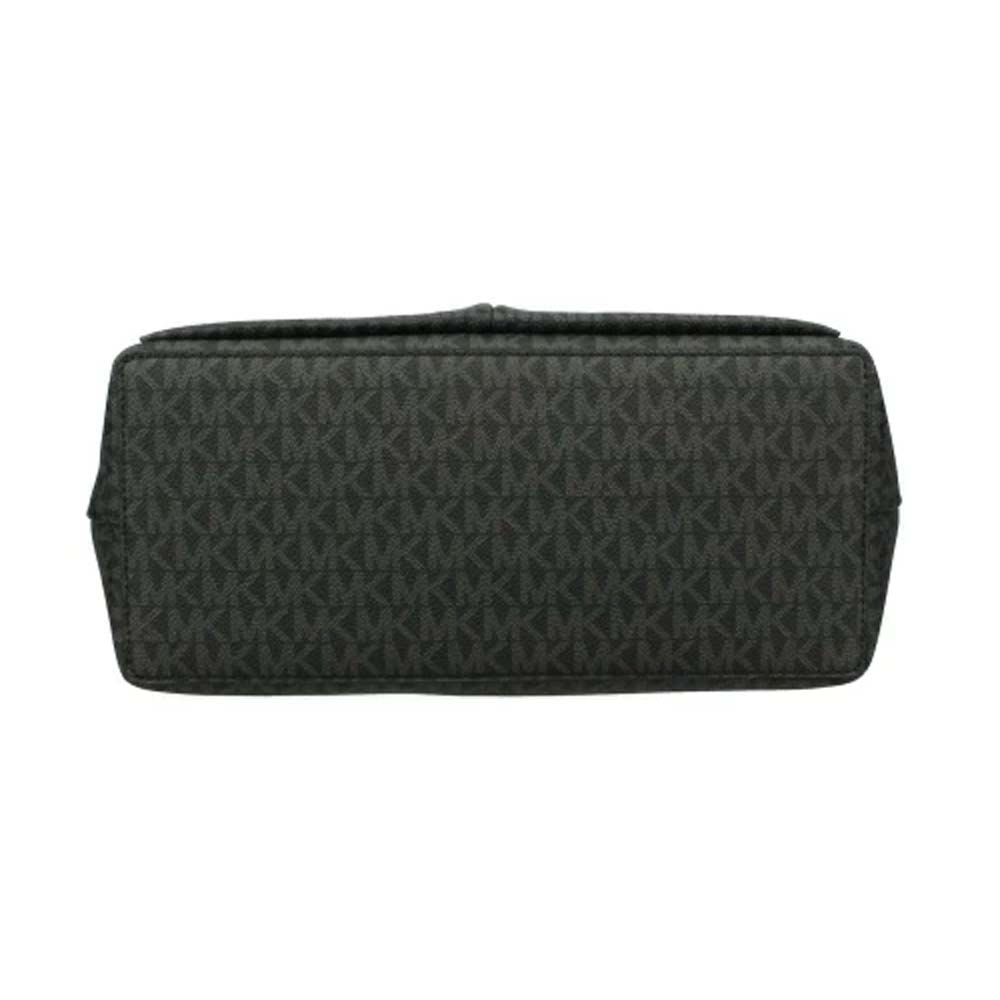 Michael Kors Jet Set Medium Logo Pocket Tote Bag Black # 35F3GTVT3B