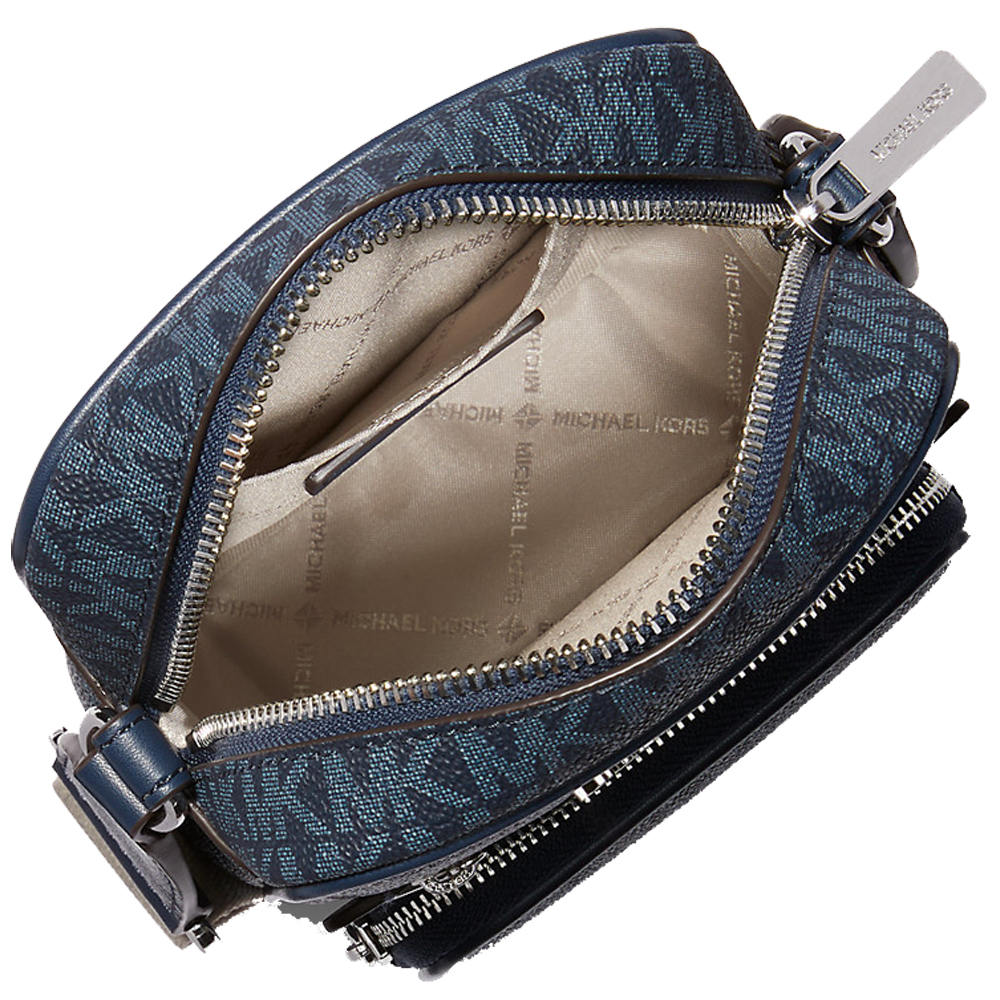Michael Kors Jet Set Medium Signature Logo Crossbody Bag Admiral # 35T4STTC6B