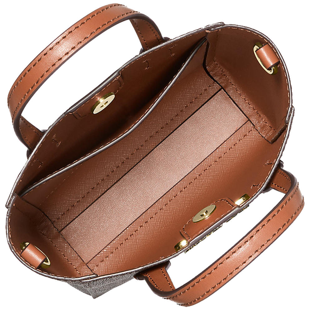 Michael Kors Crossbody Sling Bag Vincent Extra Small Crossbody Bag With Card Case Attach Brown # 35F4G2VC0B