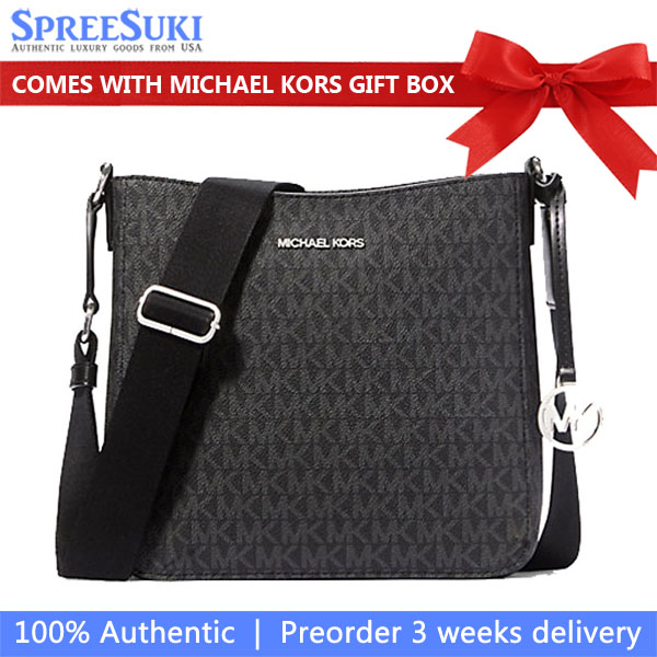 Michael Kors Jet Set Travel Small Ns Crossbody Bag Sling Black # 35S4STVC5B