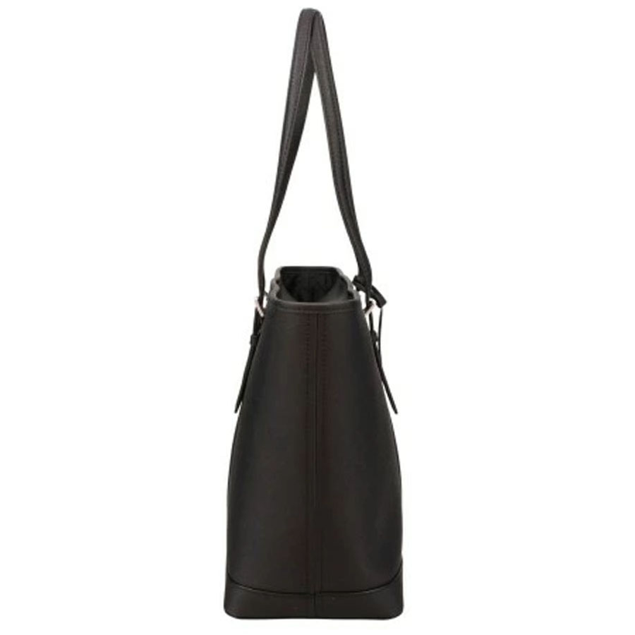 Michael Kors Jet Set Travenuel Large Saffiano Leather Tote Bag Black # 35T0STVL9L