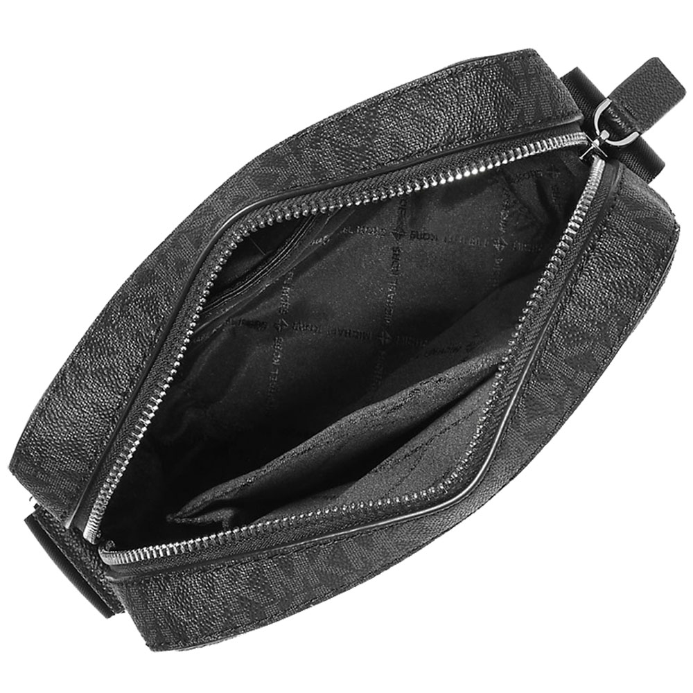 Michael Kors Cooper Signature Logo Flight Bag Black # 37F2LCOL6J
