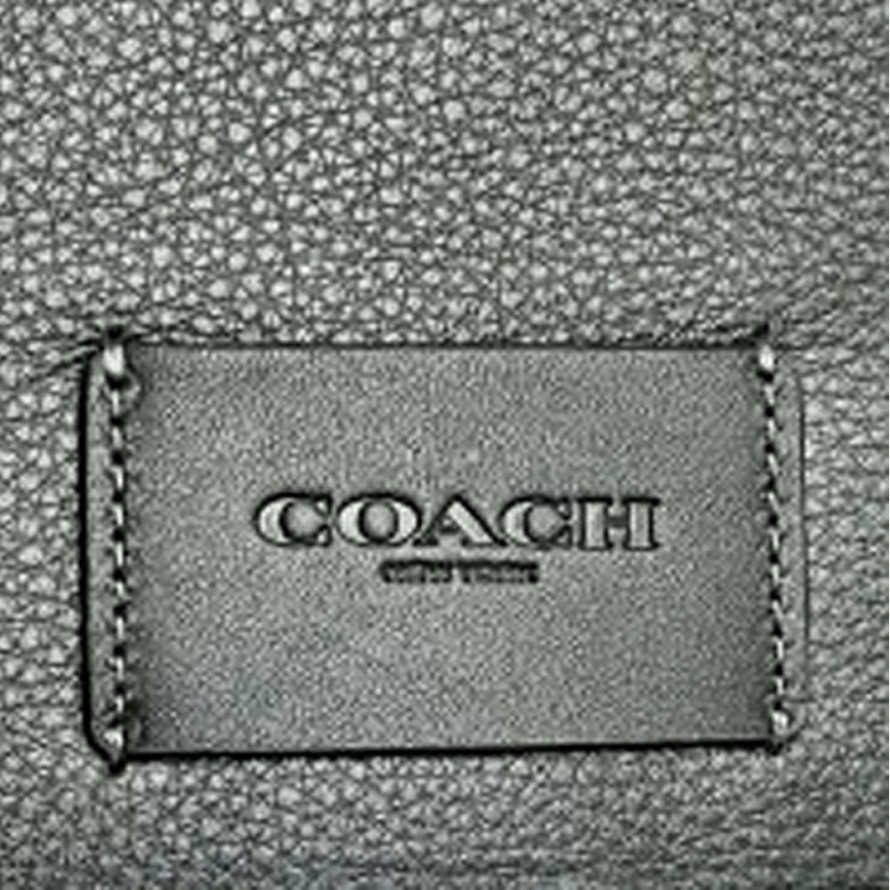 Coach Lucas Crossbody Bag In Signature Jacquard Silver Charcoal Black # CAT13