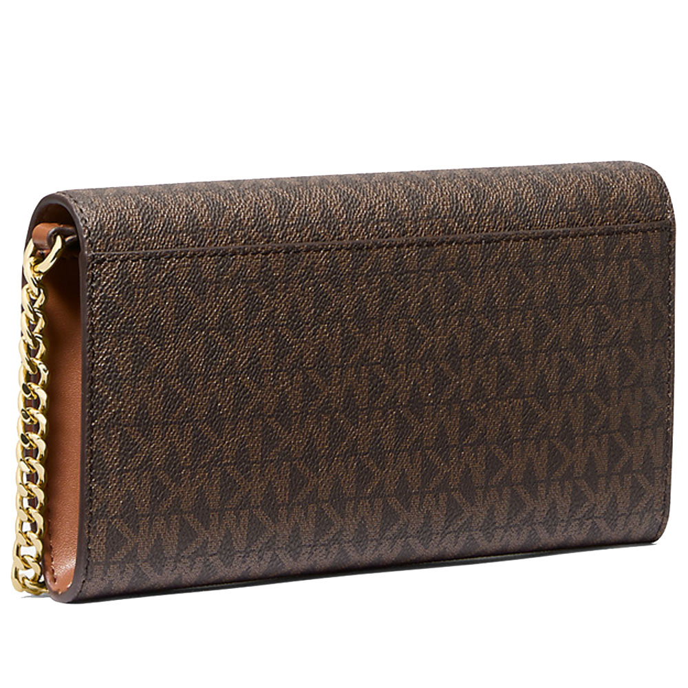 Michael Kors Carson Large Signature Logo Convertible Crossbody Bag Brown # 35S5G2ZC7B