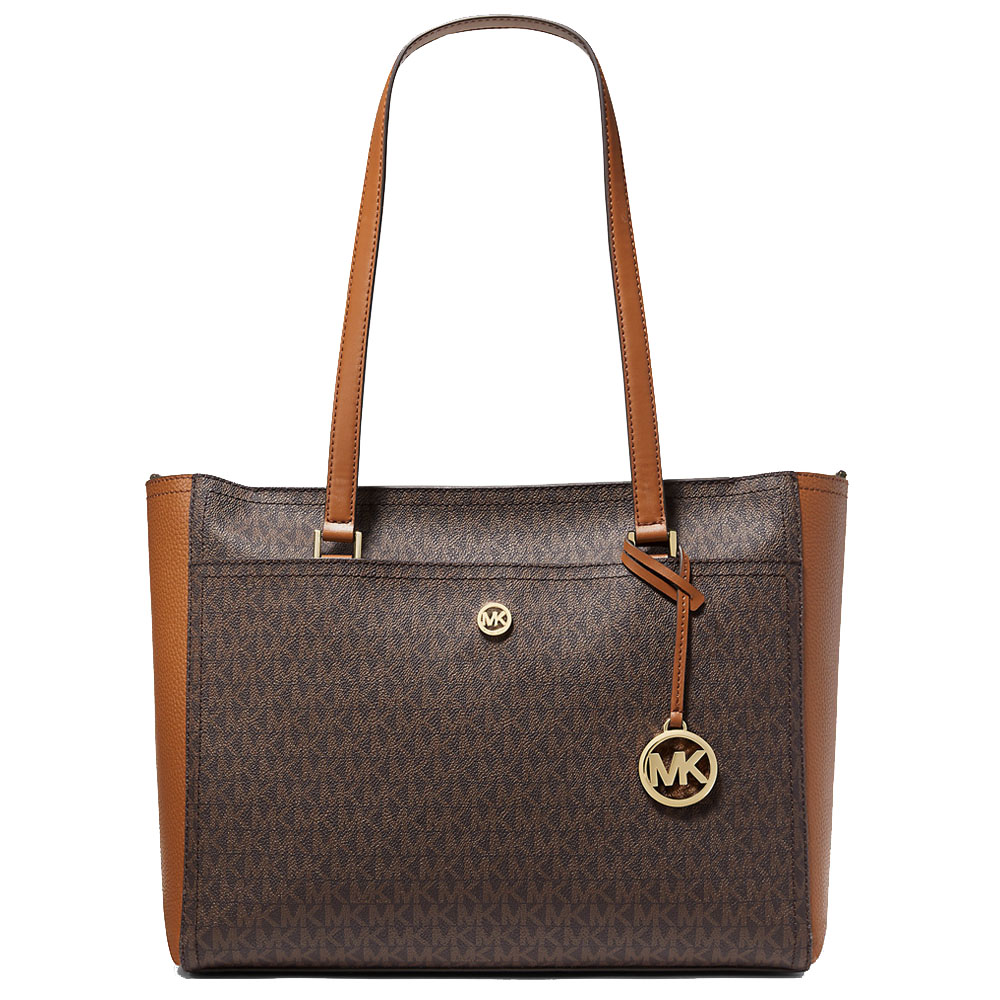 Michael Kors Maisie Large Logo 3-In-1 Tote Bag Brown # 35T1G5MT7B