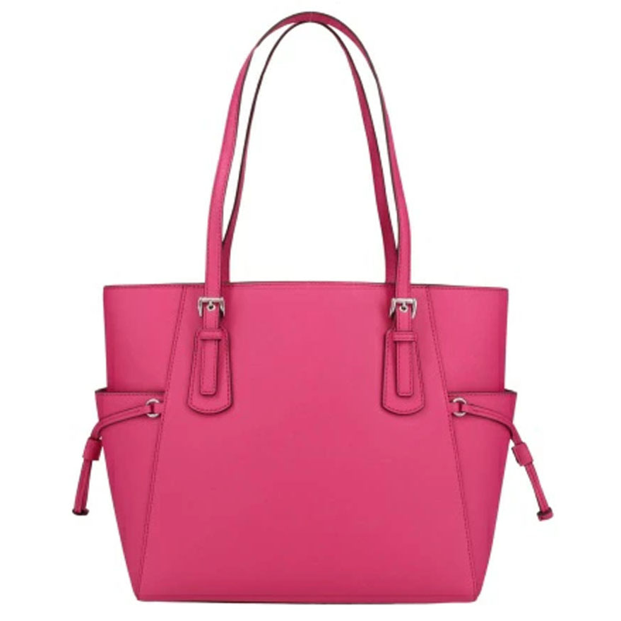 Michael Kors Voyager Large Saffiano Leather Tote Bag Dragonfruit # 35S5SV6T7L