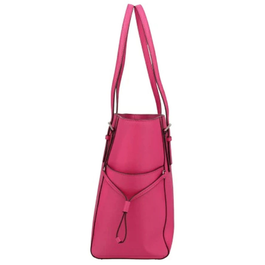 Michael Kors Voyager Large Saffiano Leather Tote Bag Dragonfruit # 35S5SV6T7L
