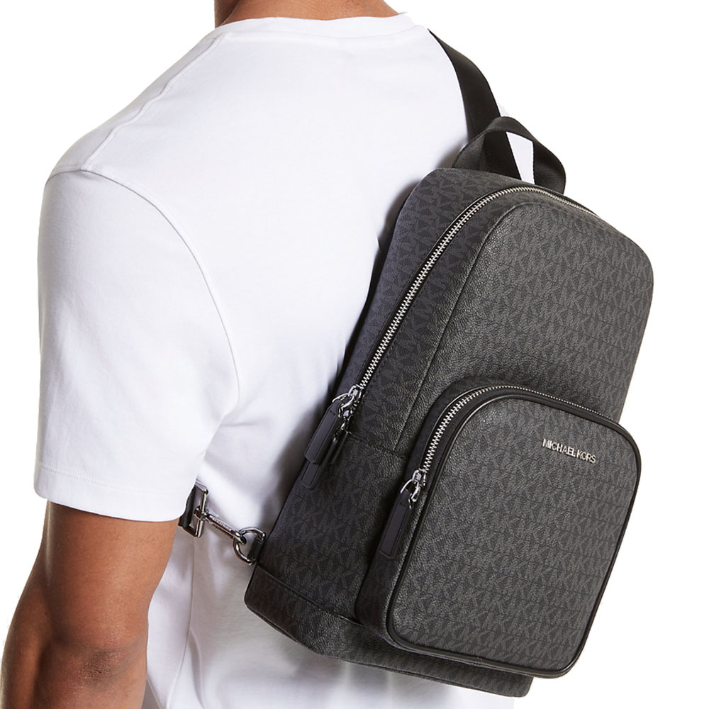 Michael Kors Cooper Logo Sling Pack Black # 37S1LCOY1B
